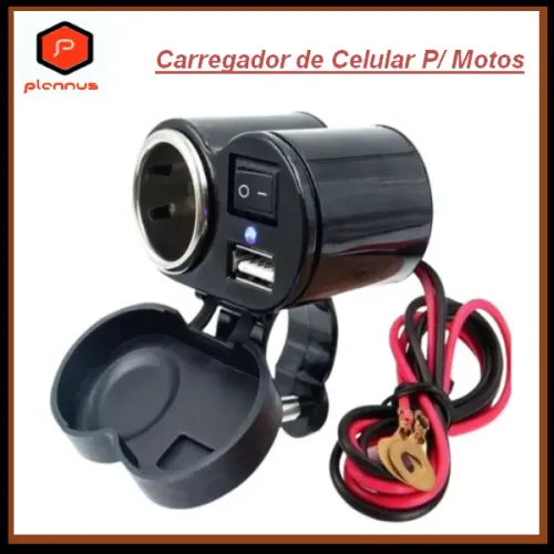 Carregador de Celular para Motos USB Bike Bicicleta (Z326)