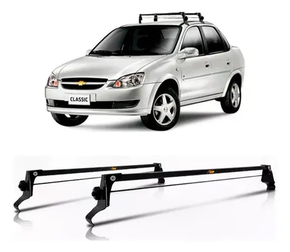 Rack Teto Aço Corsa Classic Fixaçao Entre Portas