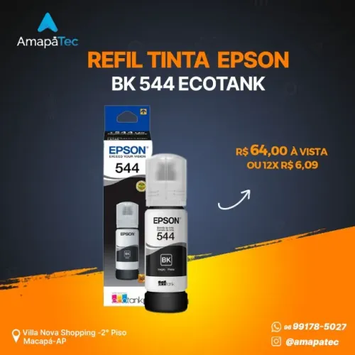 Tinta Epson 544 Preta para L3250