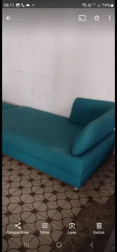  2 chase longa Azul para sua Sala!