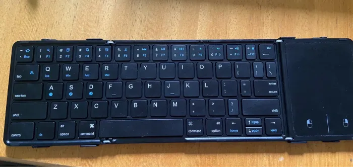 Peças Teclado Bluetooth Portátil Dobrável