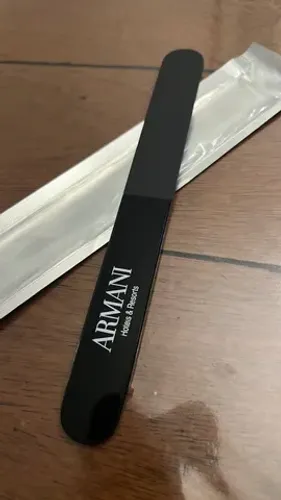 kit 2 lixas de unha armani hotel resorts exclusivas coleção