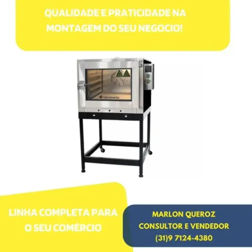 Forno 5 Esteiras Elétrico Venâncio Novo