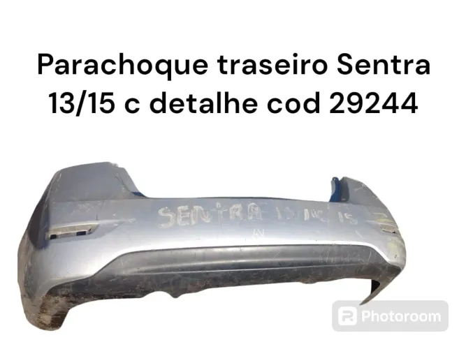 Parachoque traseiro Sentra 13/15 c detalhe cod 29244