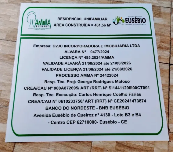 Placa amma para Obras