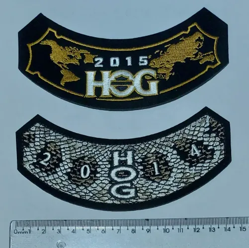 Patch bordados originais harley hog novos softail fatboy deluxe HD retirando 130