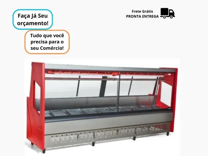 Balcao de Açougue Novo Polar 3 Metros Novo