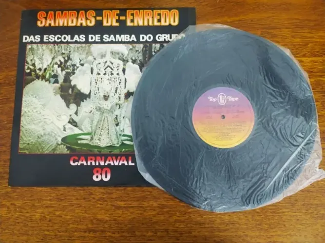 Disco De Vinil Sambas De Enredo Carnaval 80