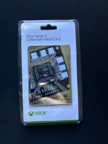 Xbox Series X Collectible Metal Card