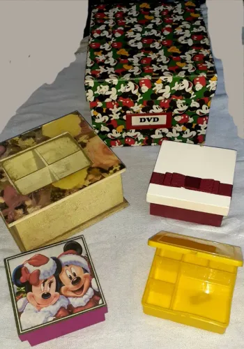 Lindas Caixas com multiusos e decorativas + Camisa Disney de Brinde