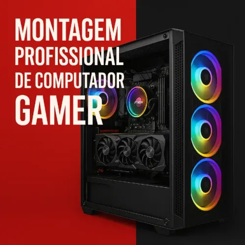Montagem Profissional de Computador PC - PC Gamer Desktop Computador para Jogos
