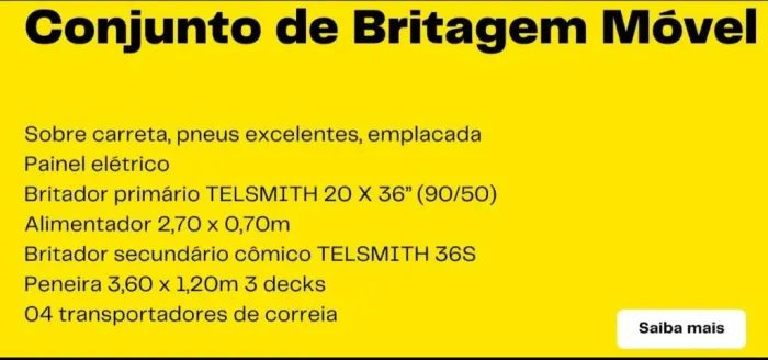 Britador móvel reformado 