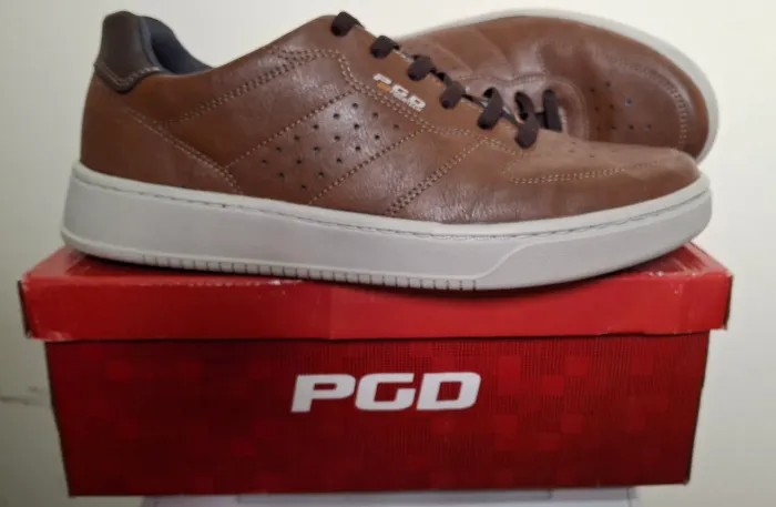 Tênis sapato Casual Marrom PGD Pegada