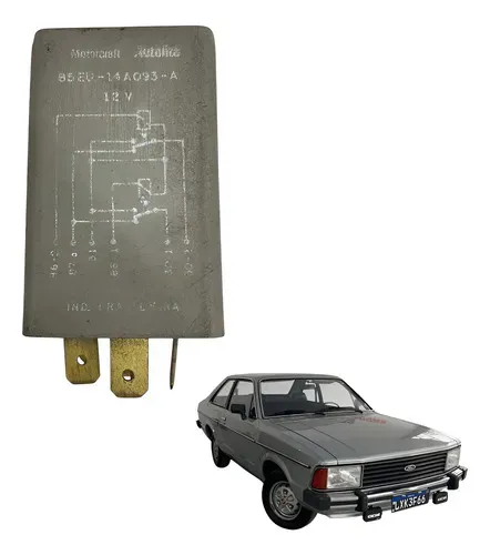 Rele Auxiliar Pisca Ford Del Rey Corcel 1984 1988 1989 1990