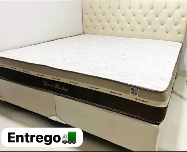 Cama box queen e king