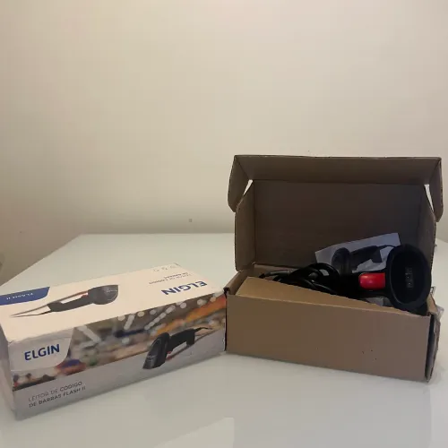 Leitor De Códigos De Barras Elgin Flash 2 Ii - Boleto Danfe 5v Preto Usb