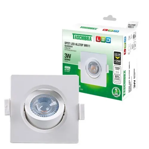 Spot de embutir 3w Taschibra