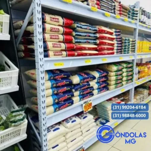 Equipamentos Comerciais - Gôndolas, Estantes, Expositores e Refrigerados