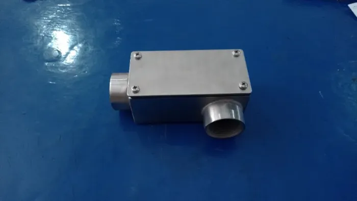 Condulete inox 110x55 tipo LL  1'' 