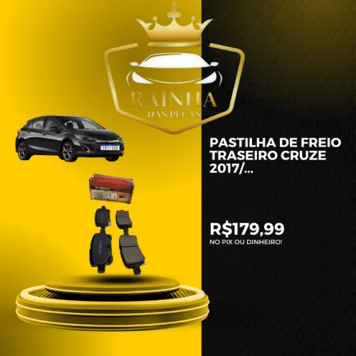 Pastilha de Freio Traseiro Cruze 2017/...