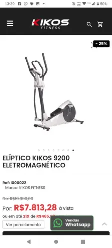 Elíptico Kikos 9200