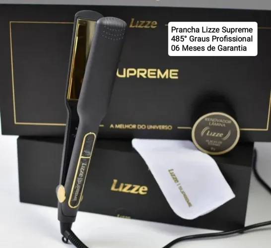 Prancha Lizze Supreme Profissional ( 485° Graus) 06 Meses de Garantia 