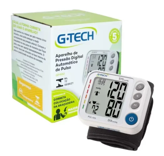 Aparelho de pressão digital de punho GTech NOVO