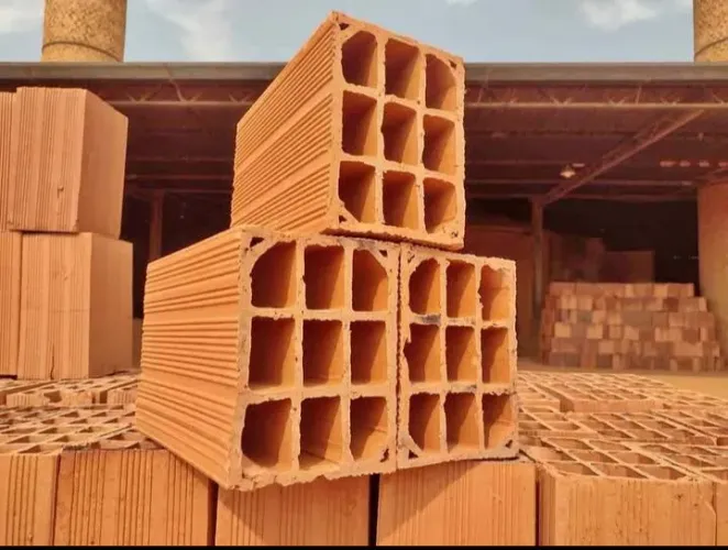 TIJOLO BLOCÃO CERÂMICO BAIANÃO DE PRIMEIRA QUALIDADE