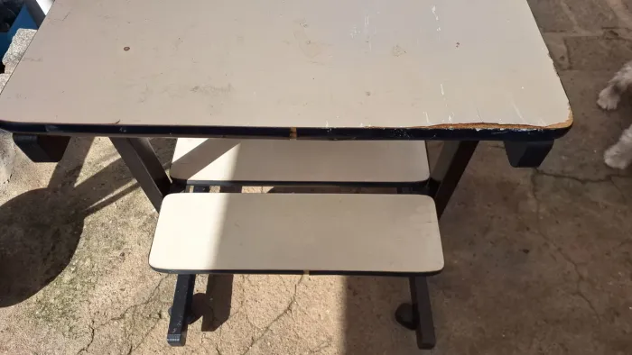 Escrivaninha Retrô Compacta  mesa de trabalho 