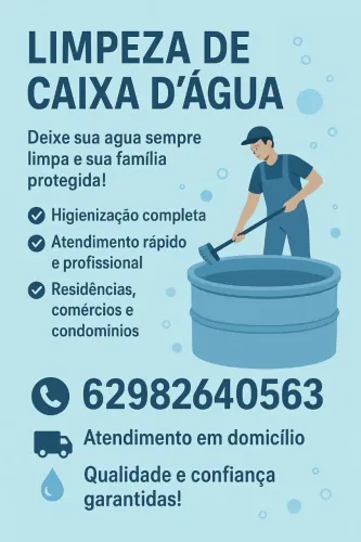 Limpeza de caixa d'água