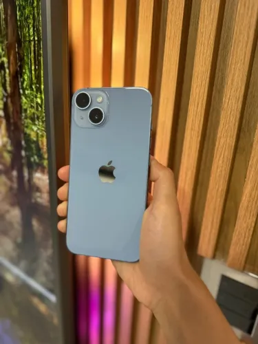 iPhone 14 128GB 90% de bateria Cor Azul 3 meses de garantia  