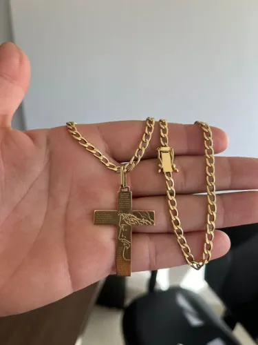 Corrente Ouro 18k Com Pingente