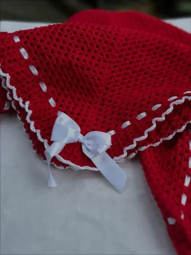 Manta de bebê crochê