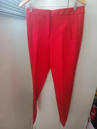Calça Zara Basics Social Vermelha 