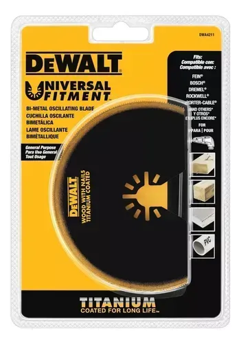 Lâmina Semi-circular Titânio Multimateriais Dwa4211 Dewalt
