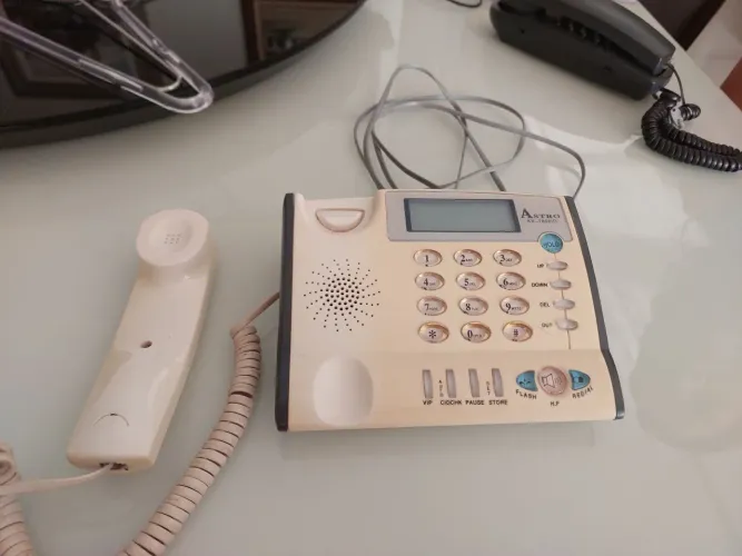 Telefone para colecionador abaixou