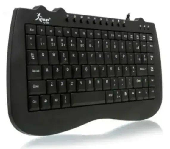 Teclado Multimidia Usb Standard Knup KP-2008 Com Fio 