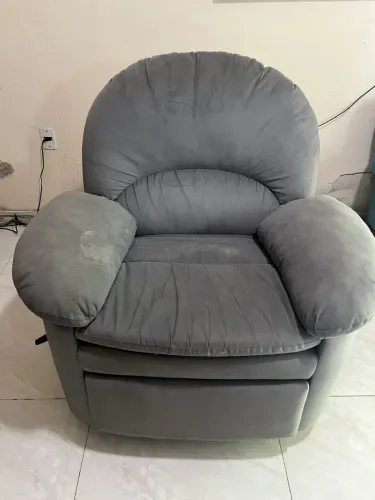 poltrona retrátil reclinável e giratória ótima qualidade 