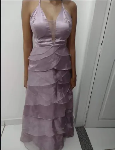 Vestido social e de festa usado única vez