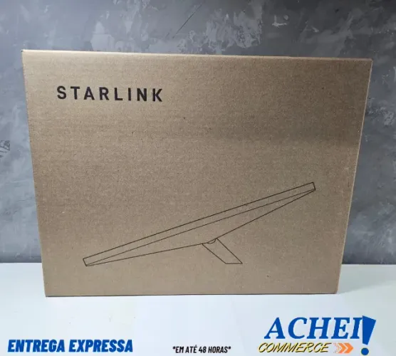 Antena de Internet Via Satélite Starlink Mini - Nova - Nacional