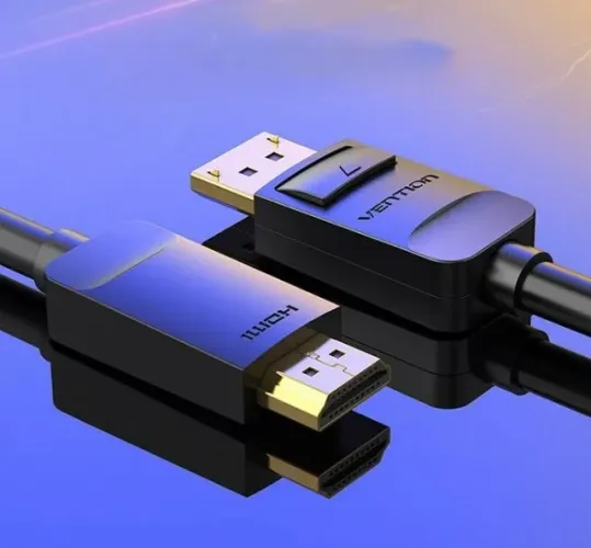 Cabo DisplayPort para HDMI - 4k 30Hz / 1080p 144Hz - 3 Metros - Original Vention