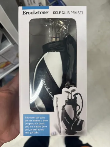 Canetas e porta caneta mini golf 