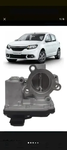 corpo de borboleta logan/sandero 1.0 3 cilindros