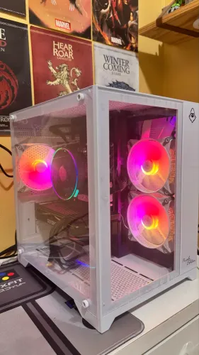 Gabinete cpu gamer para jogos amd ryzen 7 16gb gtx 1660 super 