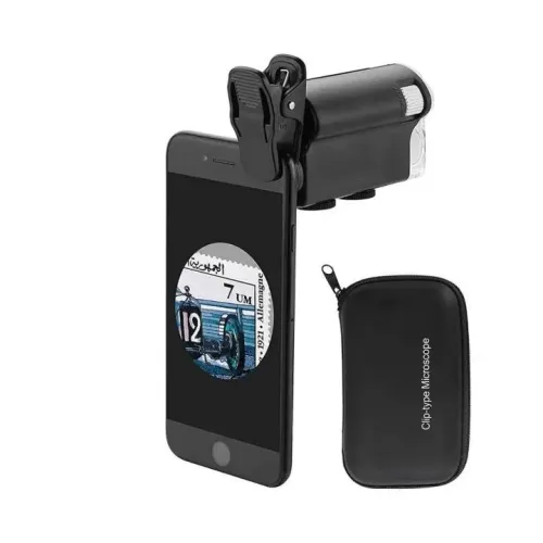 Clip-type microscópio 60x