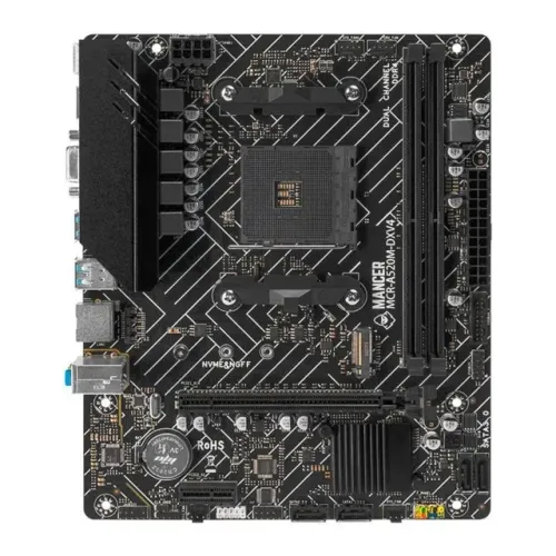 Placa Mãe Mancer A520M DX, DDR4, AMD AM4, m-ATX - MCR-A520M-DXV4