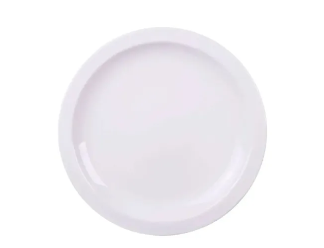 Prato branco de porcelana