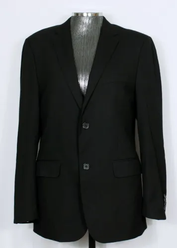 Blazer social alfaiataria masculina preta via venetto - Veste 50 M - Ref. 4893