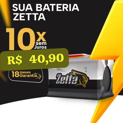 Bateria zetta 60ah ( condução especial)