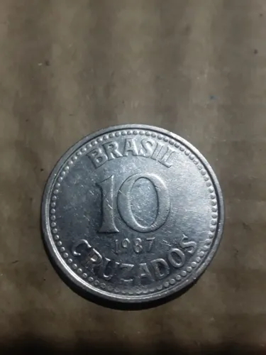 Moeda 10 cruzados 1987